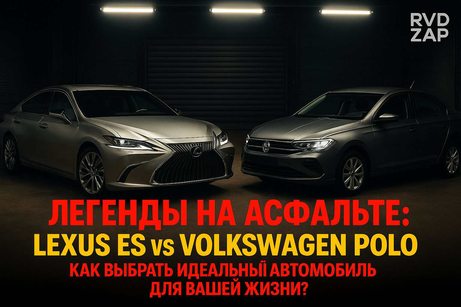 Lexus ES против Volkswagen Polo: как выбрать идеальный автомобиль для вашей жизни?