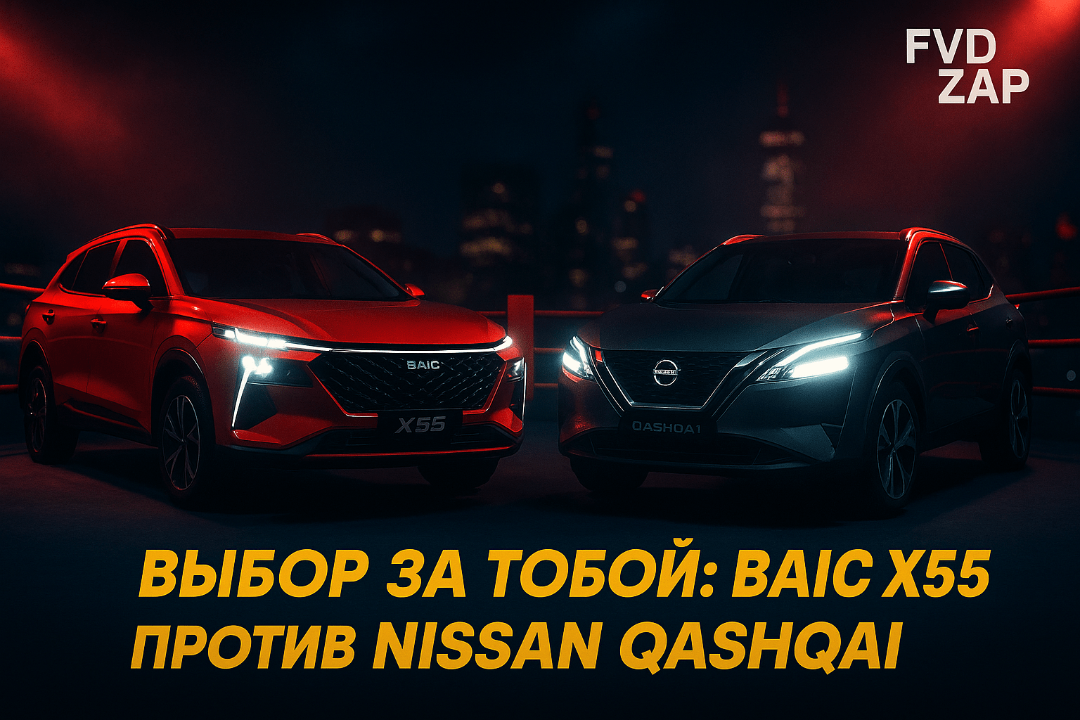 BAIC X55 или Nissan Qashqai: какой кроссовер лучше выбрать для своего стиля жизни?