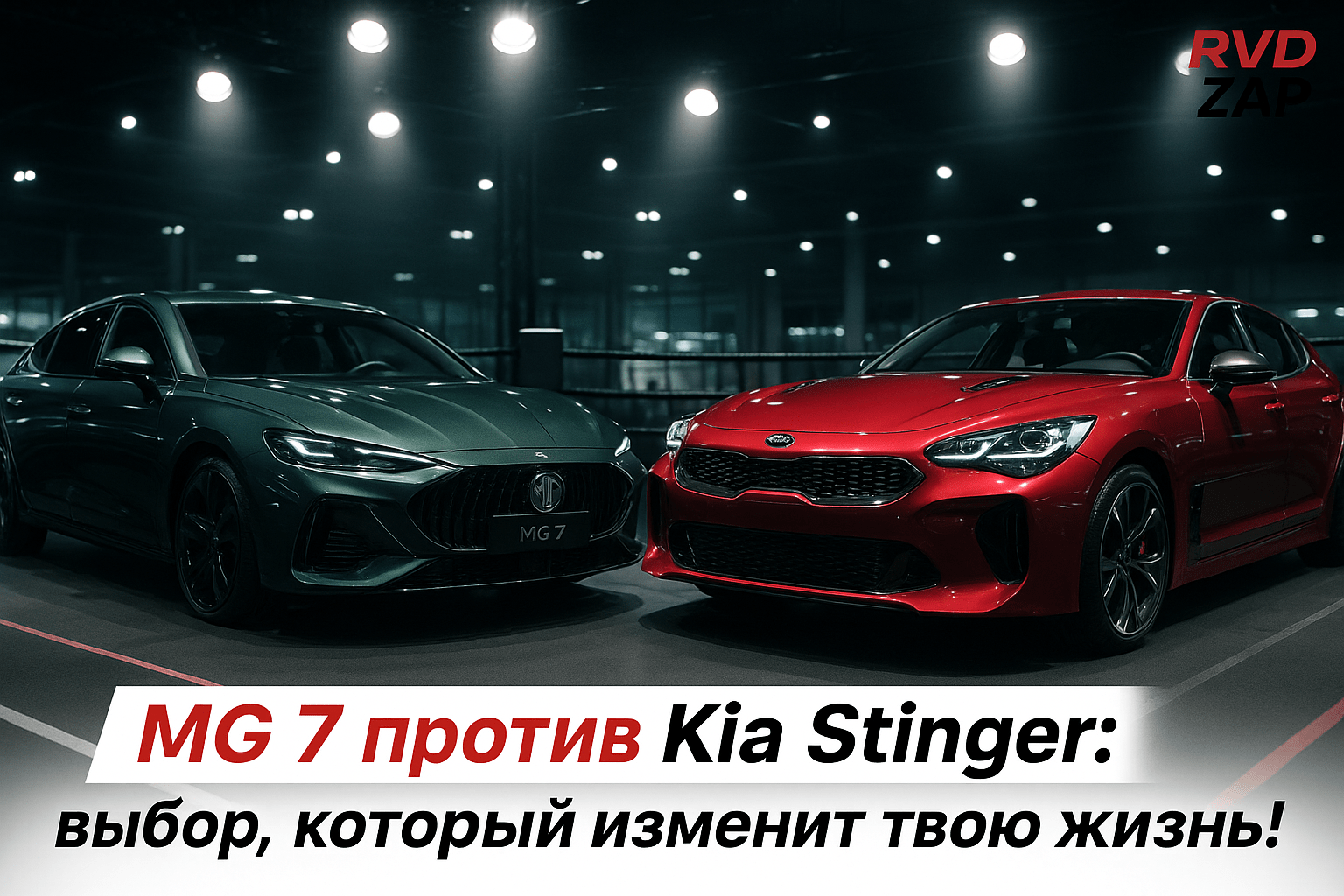 MG 7 против Kia Stinger: какой спортивный седан покорит твоё сердце на российском рынке?