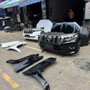 Ноускат Toyota Land Cruiser Prado 2017-2024 в идеальном состоянии. Полный комплект: бампер, фары, радиатор и др. Доставка 14-20 дней.