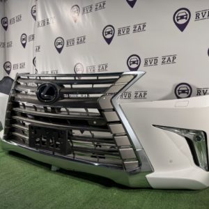 Бампер передний Lexus LX570 2015-2023 в отличном состоянии, оригинал, в наличии в России. Все формы оплаты.
