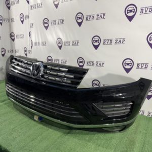 Бампер передний Volkswagen Touareg FL 2014-2018 R-line в отличном состоянии, новый, в наличии в России. Оплата любая.