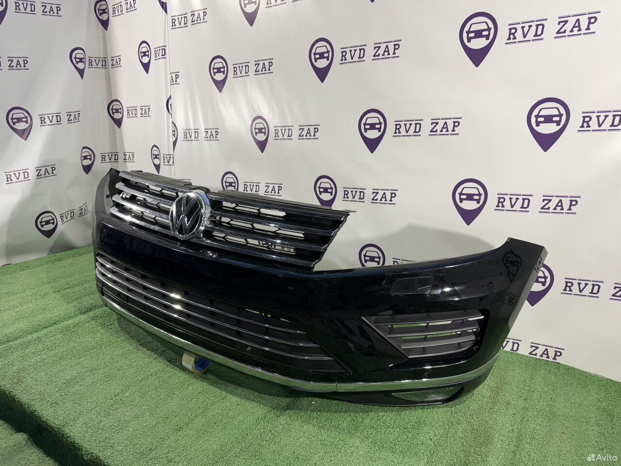 Бампер передний Volkswagen Touareg FL 2014-2018 R-line в отличном состоянии, новый, в наличии в России. Оплата любая.